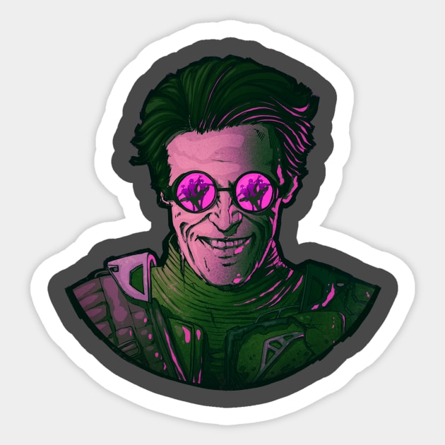 green goblin Sticker by Kotolevskiy